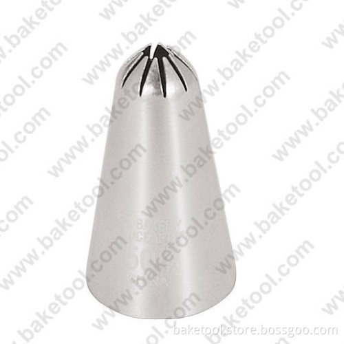 cake decorating nozzles,closed star pastry nozzles,cake nozzles,piping nozzles,pastry tips